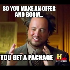 Offers are always Welcomed